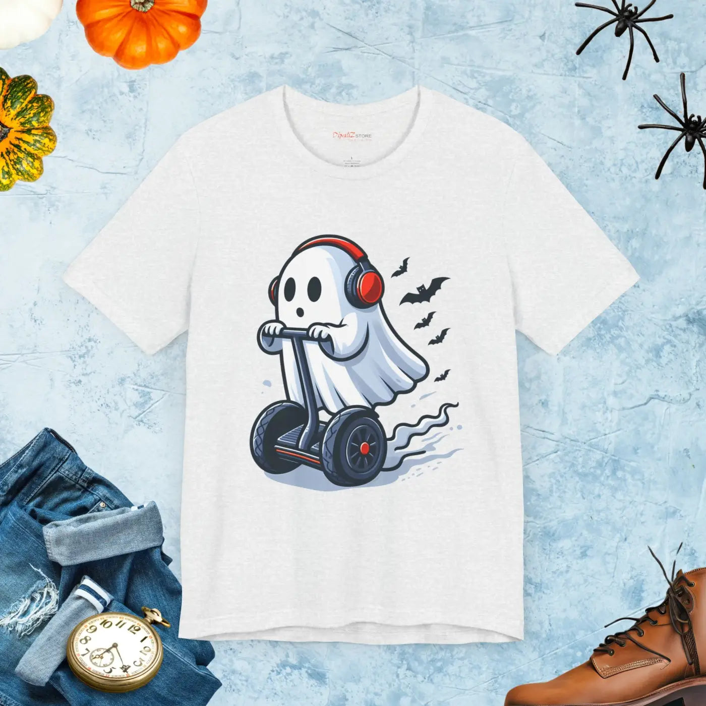 Groovy Ghost Unisex Jersey Short Sleeve Tee - Retail Fit - DipaliZ