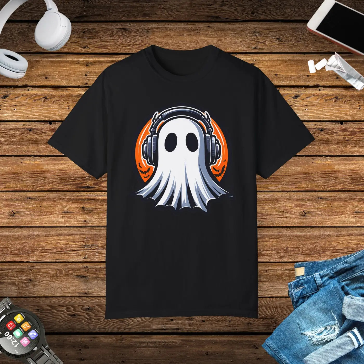 Groovy Ghost Vibes Comfort Colors Tee - Relaxed Fit - DipaliZ