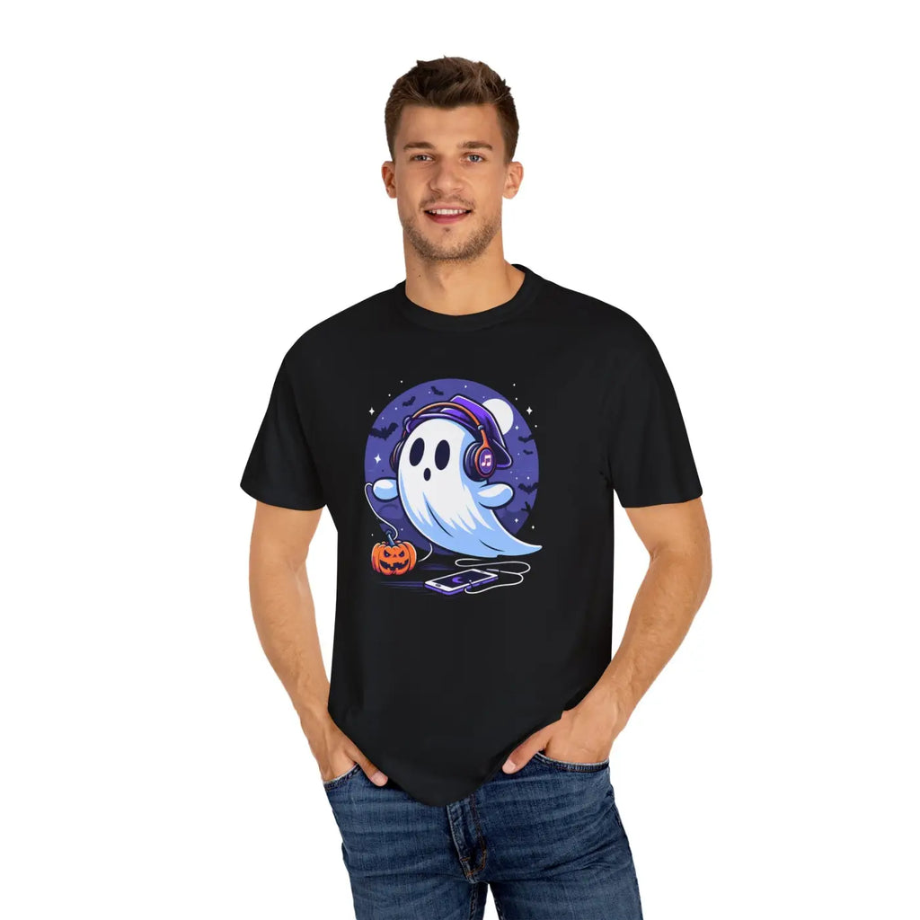 Ghost Headphones Comfort Colors Tee - Garment-Dyed T-Shirt - DipaliZ