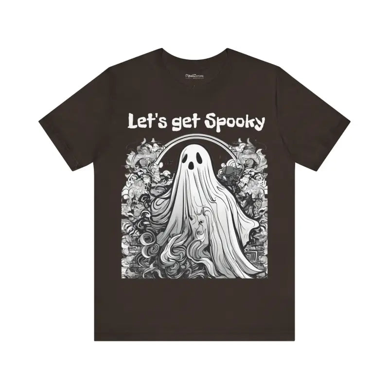 Spooky Ghost Unisex Jersey Short Sleeve Tee - Halloween - DipaliZ