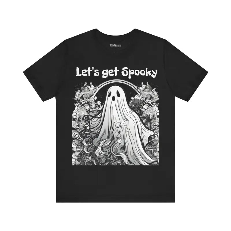 Spooky Ghost Unisex Jersey Short Sleeve Tee - Halloween - DipaliZ