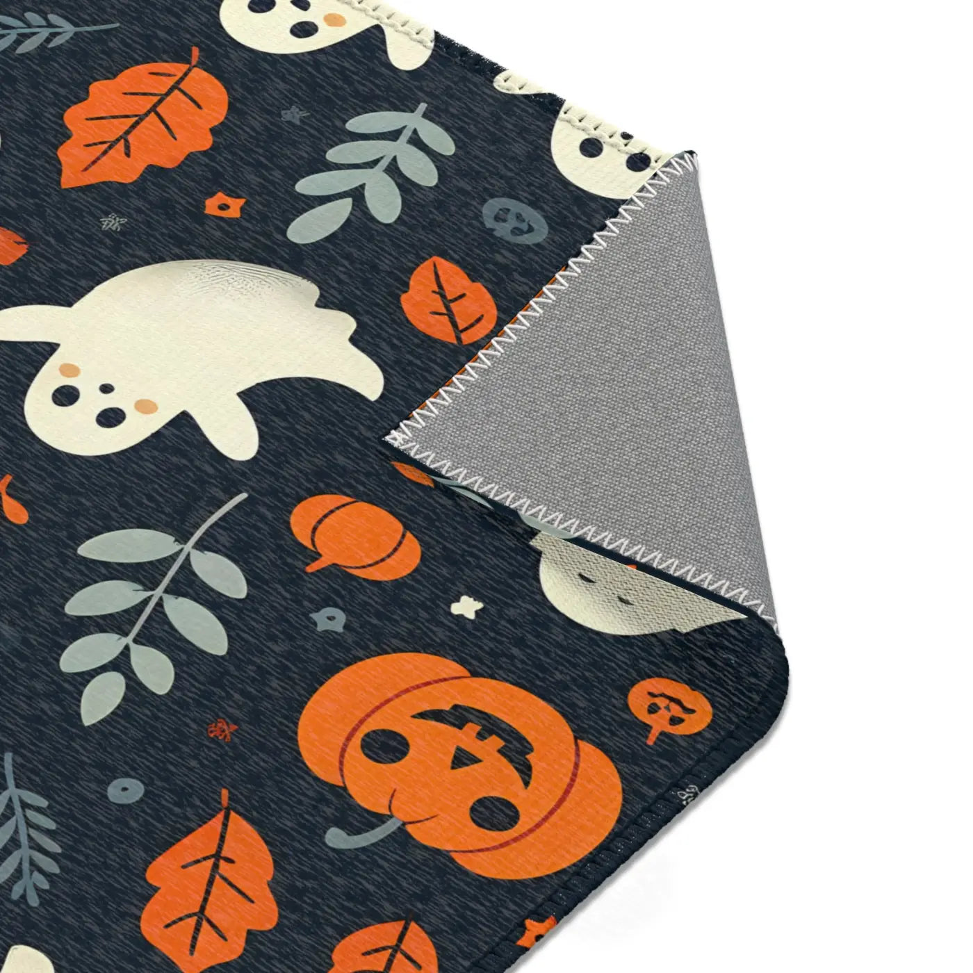 Spooky Jack-O-Lantern Area Rugs - Polyester Chenille - DipaliZ