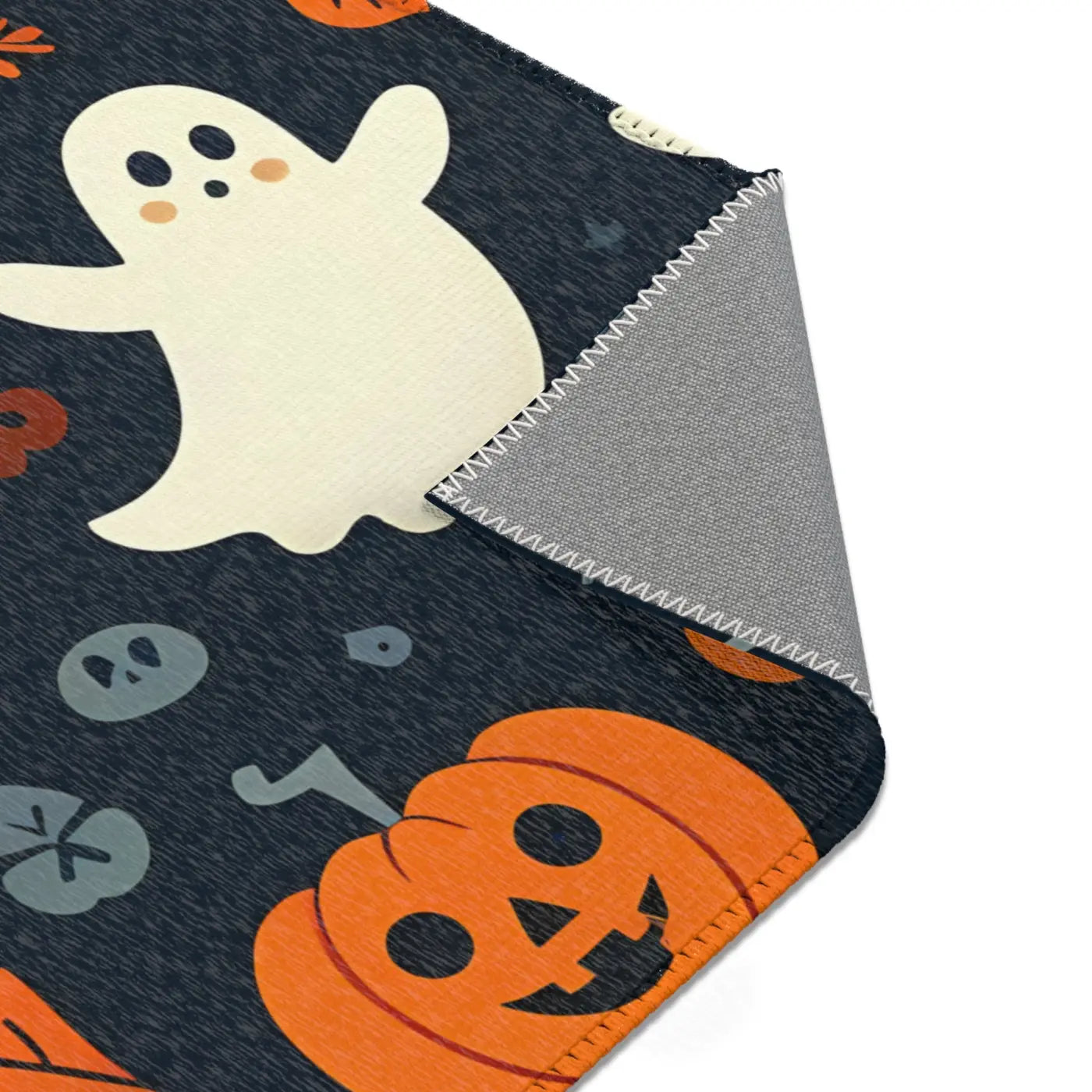 Spooky Jack-O-Lantern Area Rugs - Polyester Chenille - DipaliZ