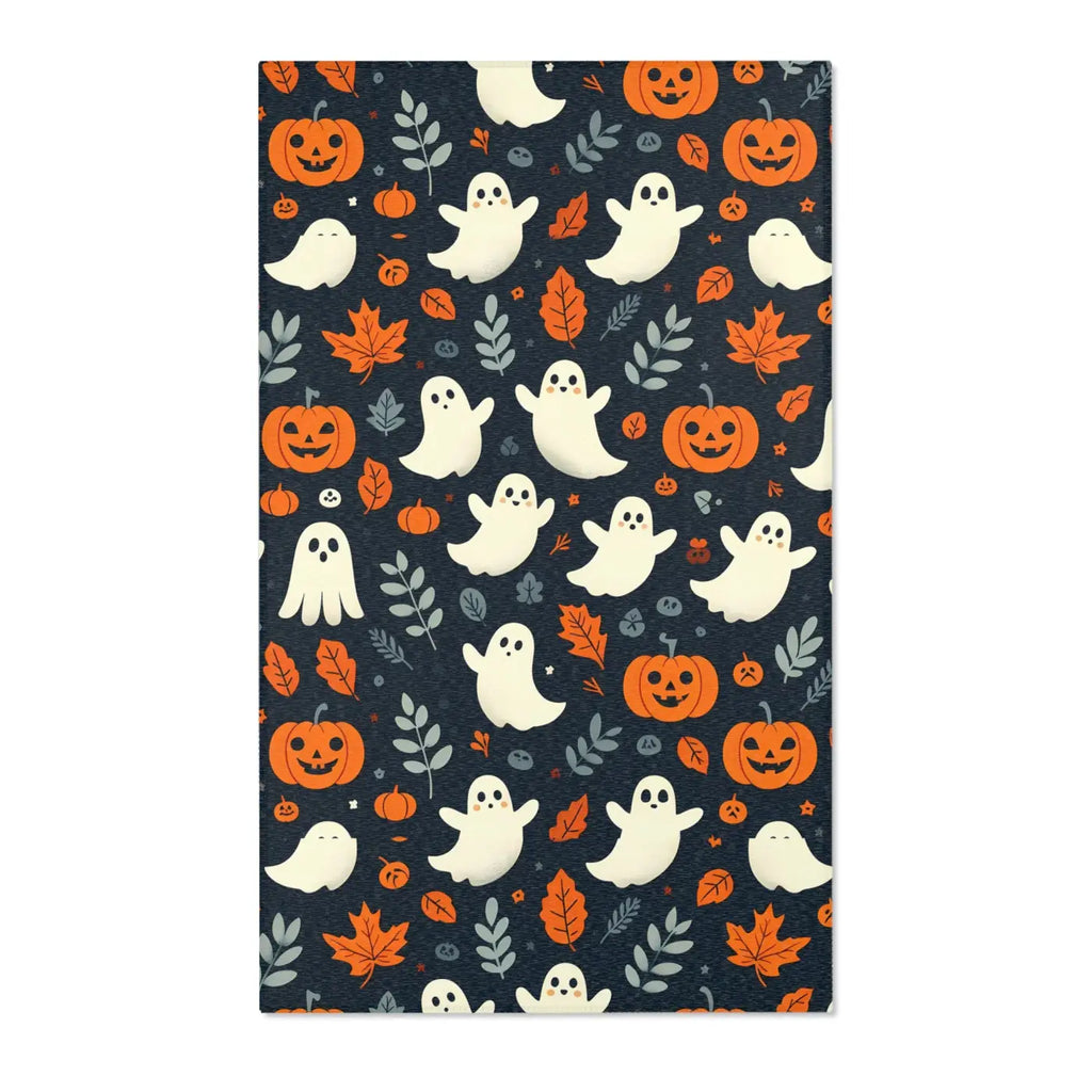 Spooky Jack-O-Lantern Area Rugs - Polyester Chenille - DipaliZ