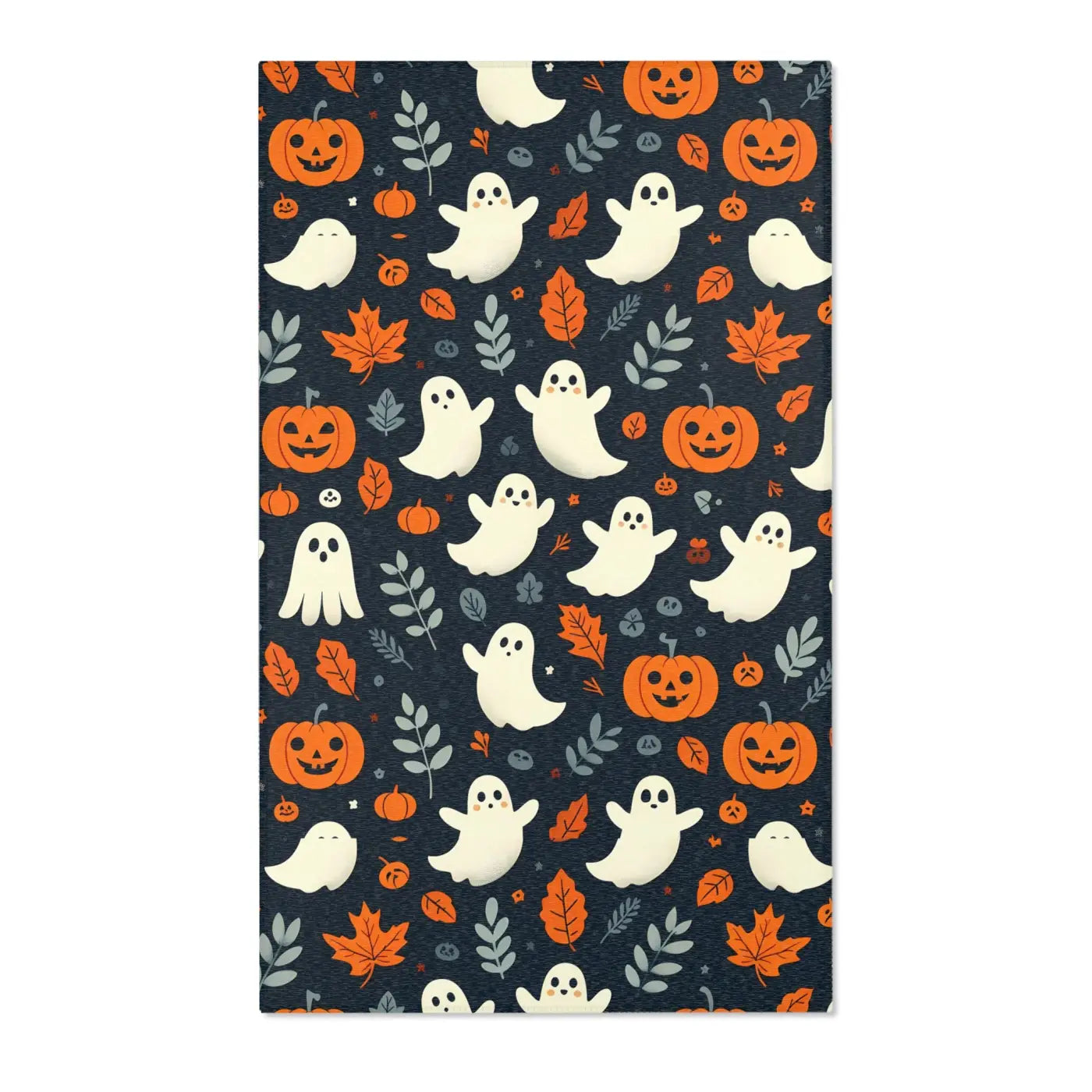 Spooky Jack-O-Lantern Area Rugs - Polyester Chenille - DipaliZ