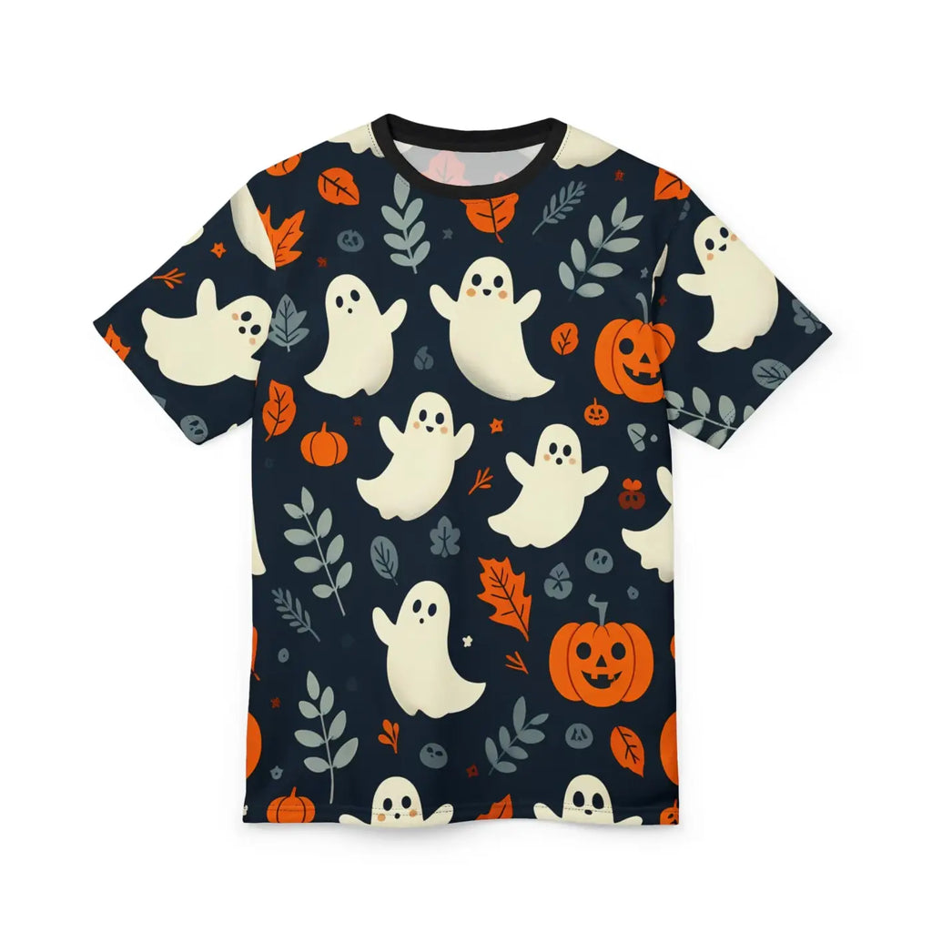Ghosts and Pumpkins Unisex Halloween Spirit Tee - DipaliZ