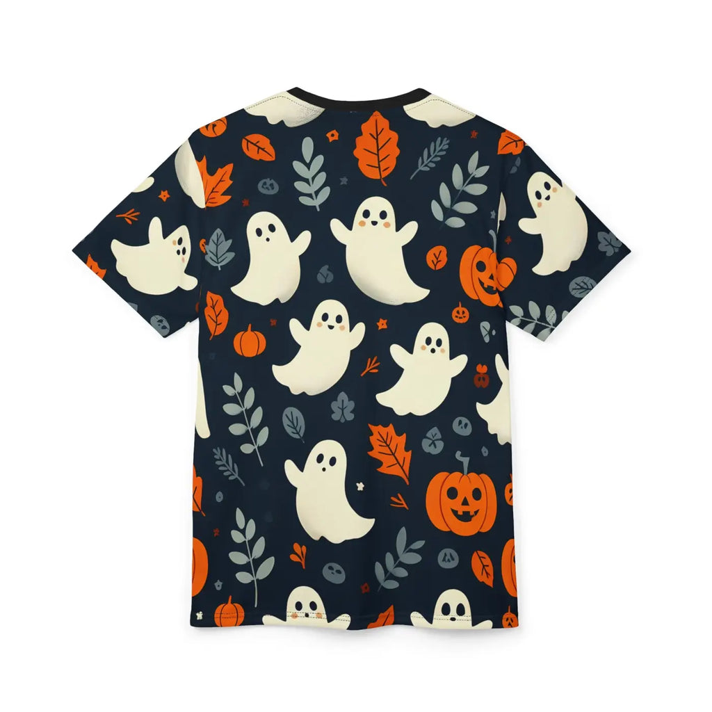 Ghosts and Pumpkins Unisex Halloween Spirit Tee - DipaliZ