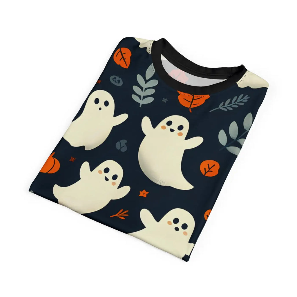 Ghosts and Pumpkins Unisex Halloween Spirit Tee - DipaliZ