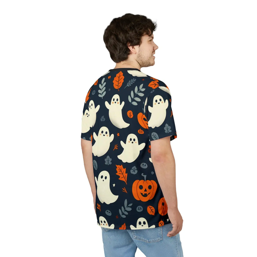 Ghosts and Pumpkins Unisex Halloween Spirit Tee - DipaliZ