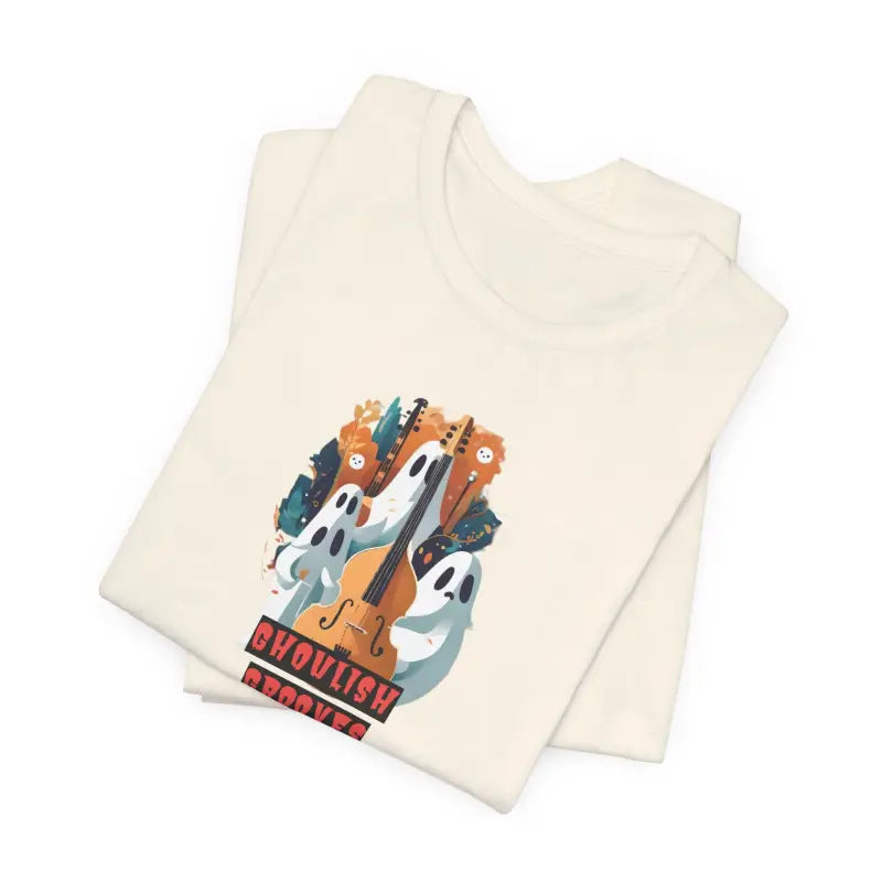 Ghoulish Grooves Ghosts Unisex Jersey Short Sleeve Tee - DipaliZ