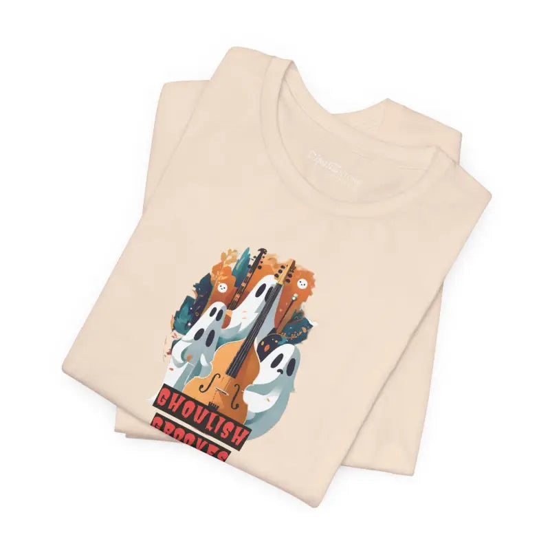 Ghoulish Grooves Ghosts Unisex Jersey Short Sleeve Tee - DipaliZ