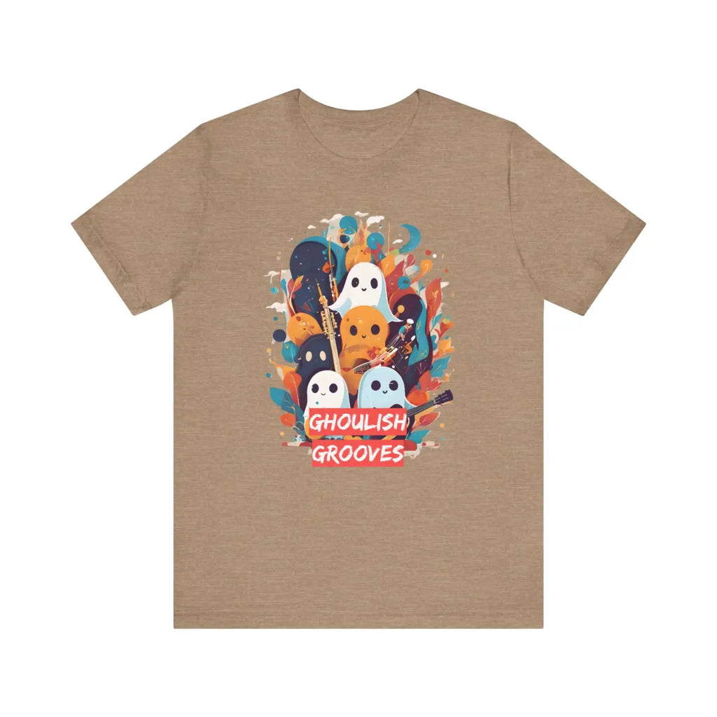 Ghoulish Grooves Unisex T-Shirt - Halloween Fun - DipaliZ
