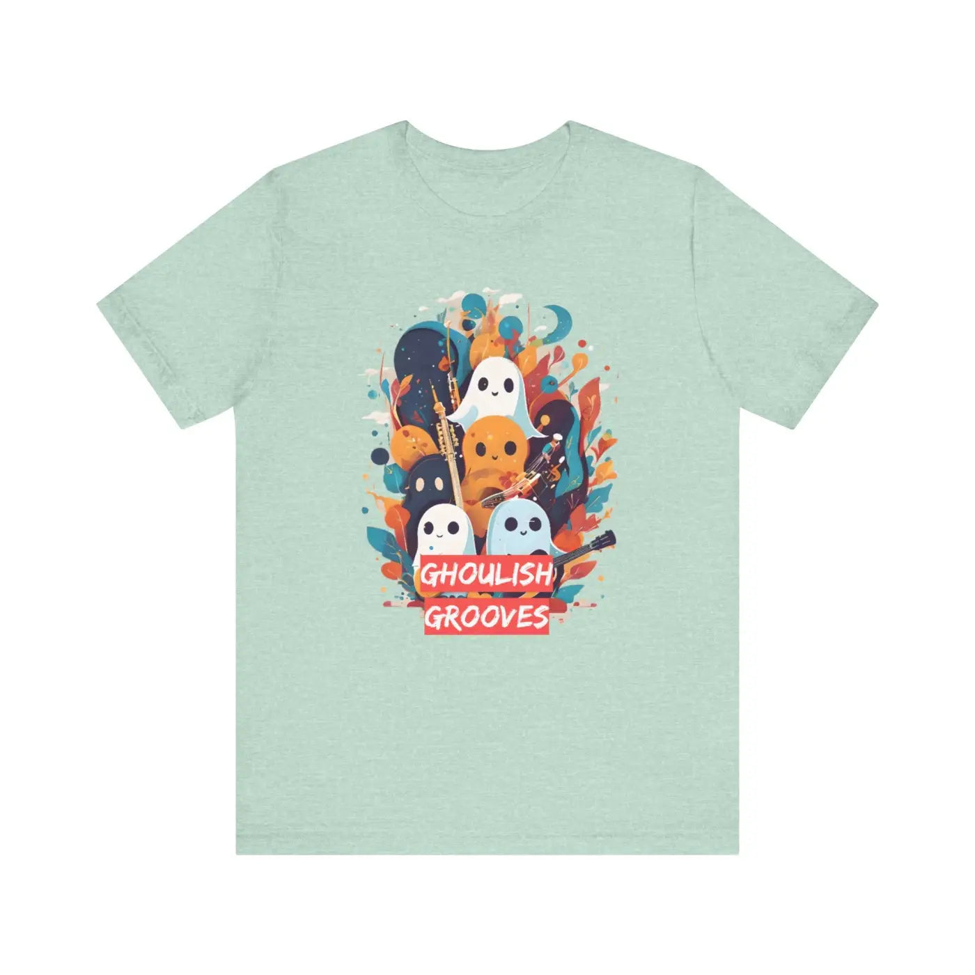 Ghoulish Grooves Unisex T-Shirt - Halloween Fun - DipaliZ
