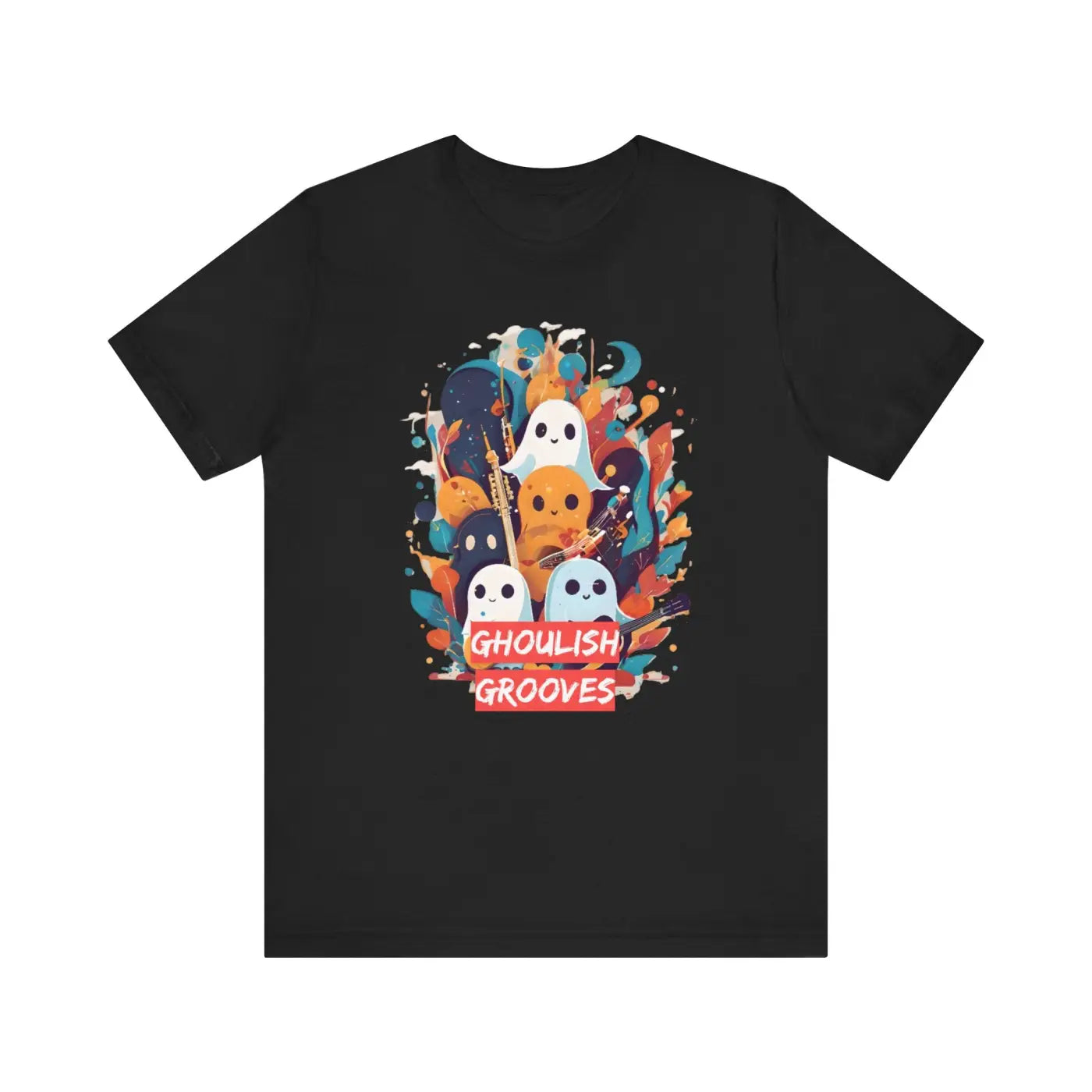 Ghoulish Grooves Unisex T-Shirt - Halloween Fun - DipaliZ