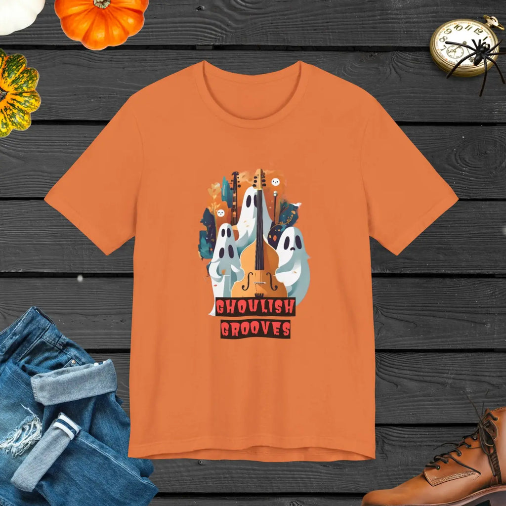 Ghoulish Grooves Unisex Jersey Tee - Electric Vibes - DipaliZ