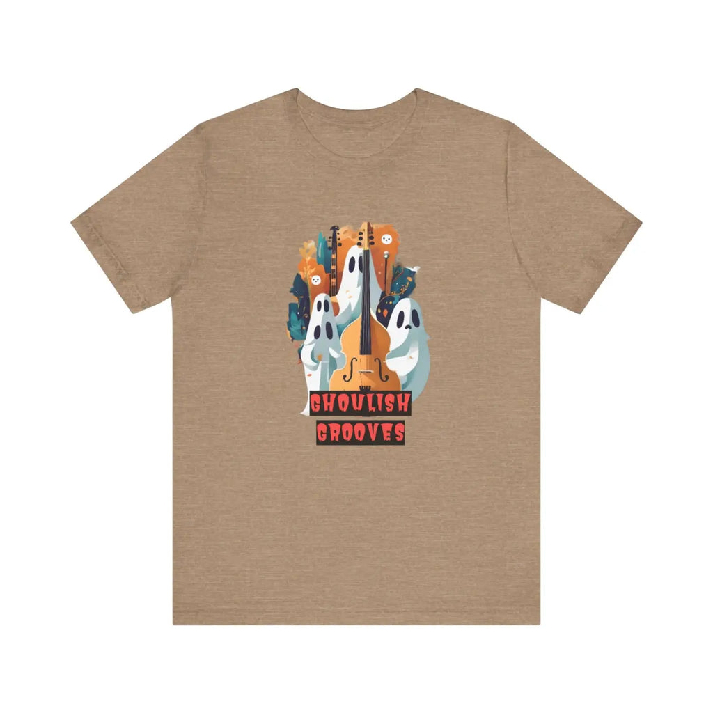 Ghoulish Grooves Unisex Jersey Tee - Electric Vibes - DipaliZ
