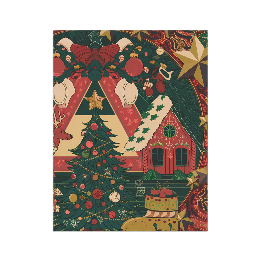 Festive Gingerbread House Banners - Magical Holiday Display - DipaliZ