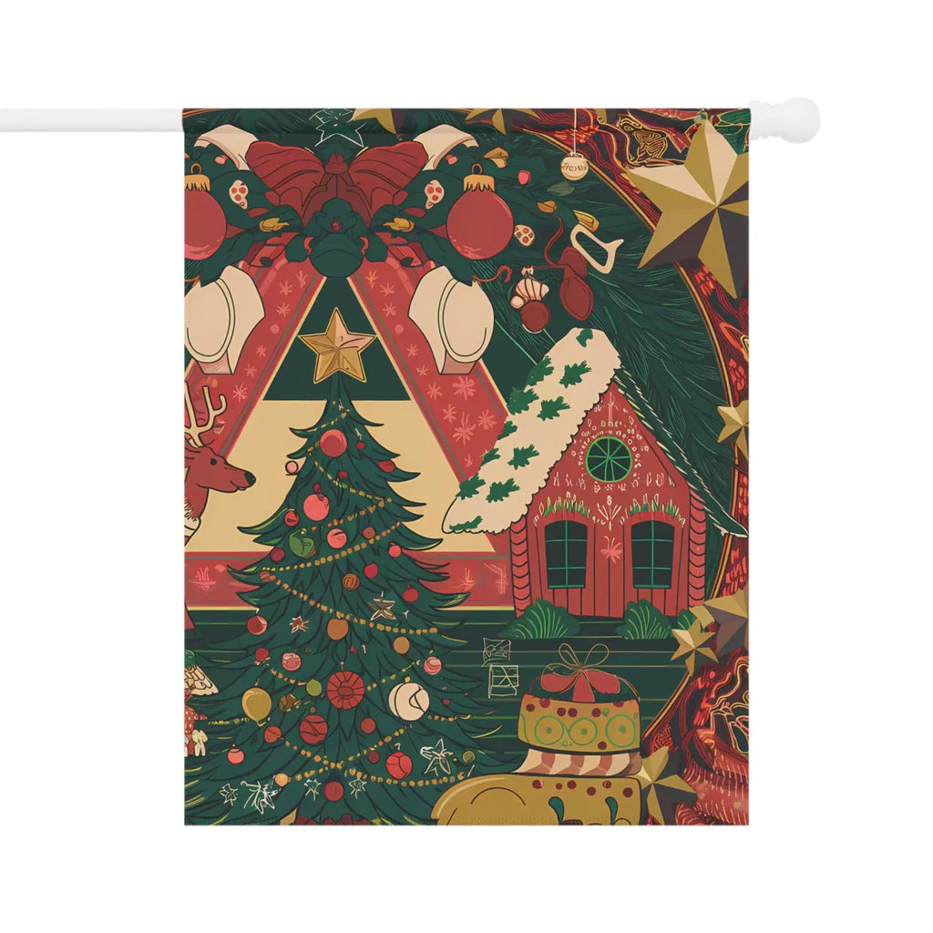Festive Gingerbread House Banners - Magical Holiday Display - DipaliZ