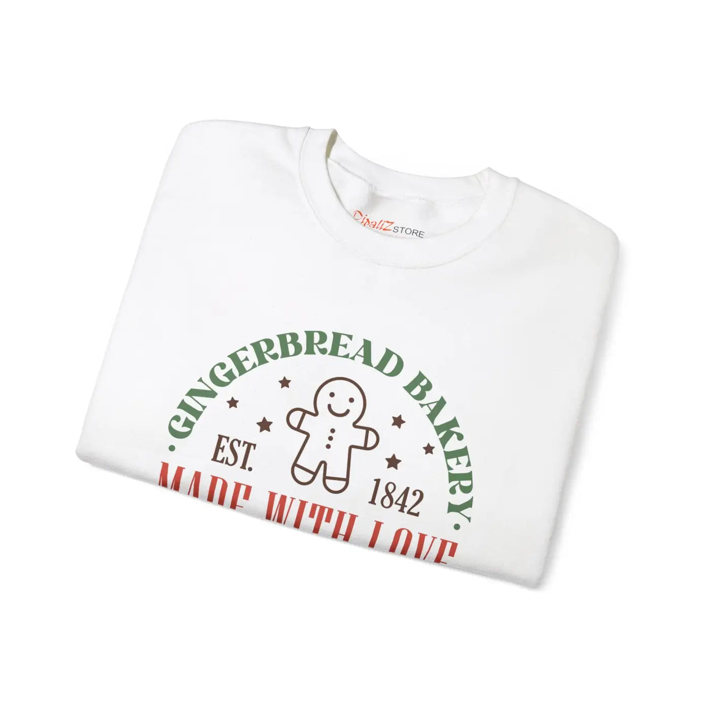 Cozy Gingerbread Bakery Sweatshirt - Women's Winter Top - DipaliZ