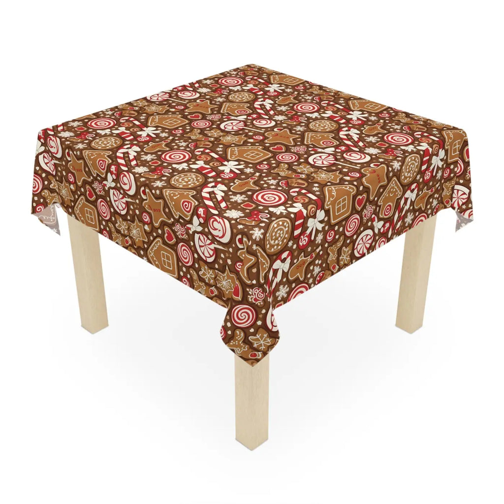 Gingerbread Houses Tablecloth - Holiday DipaliZ Style