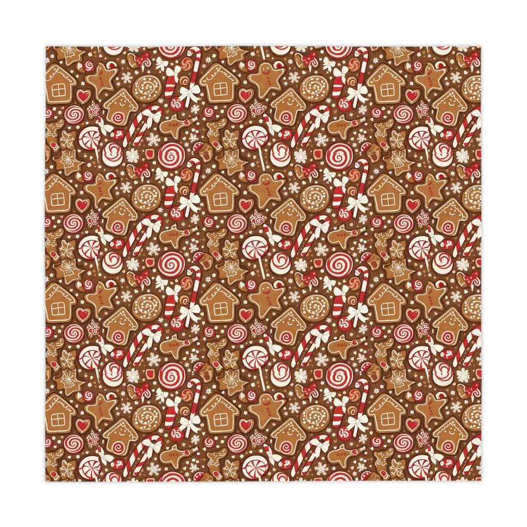 Gingerbread Houses Tablecloth - Holiday DipaliZ Style