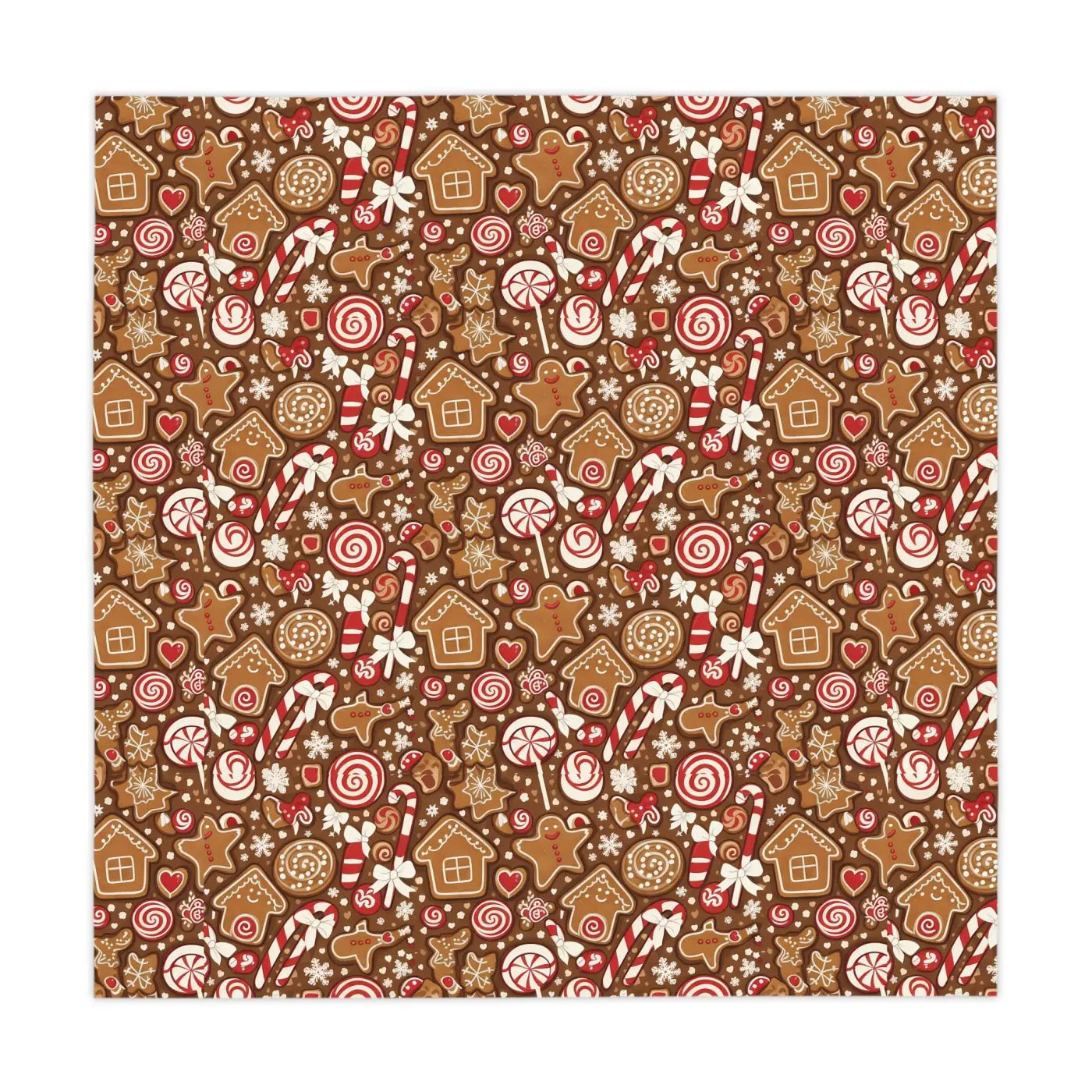 Gingerbread Houses Tablecloth - Holiday DipaliZ Style
