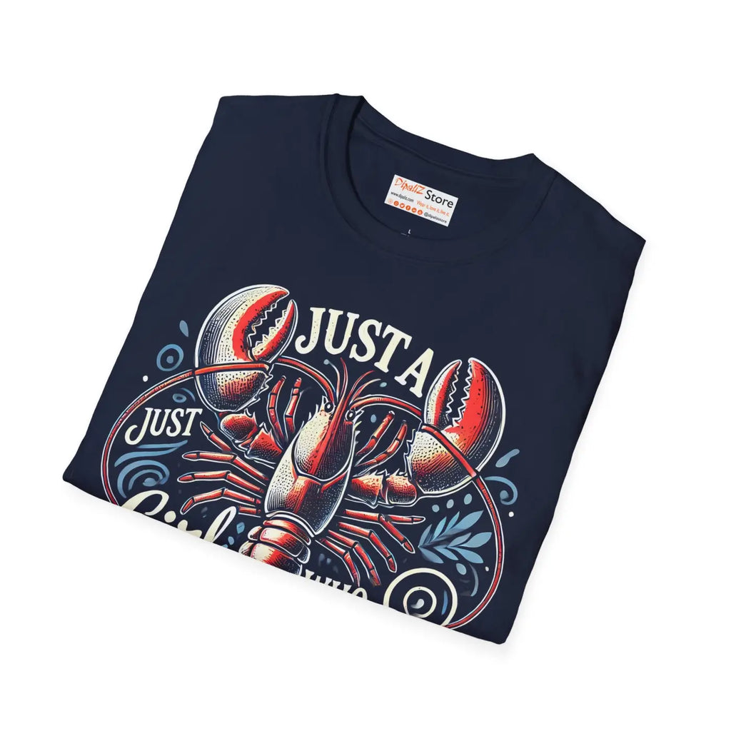 Lobster Love Unisex Softstyle Tee - Cozy Crustacean Style - DipaliZ