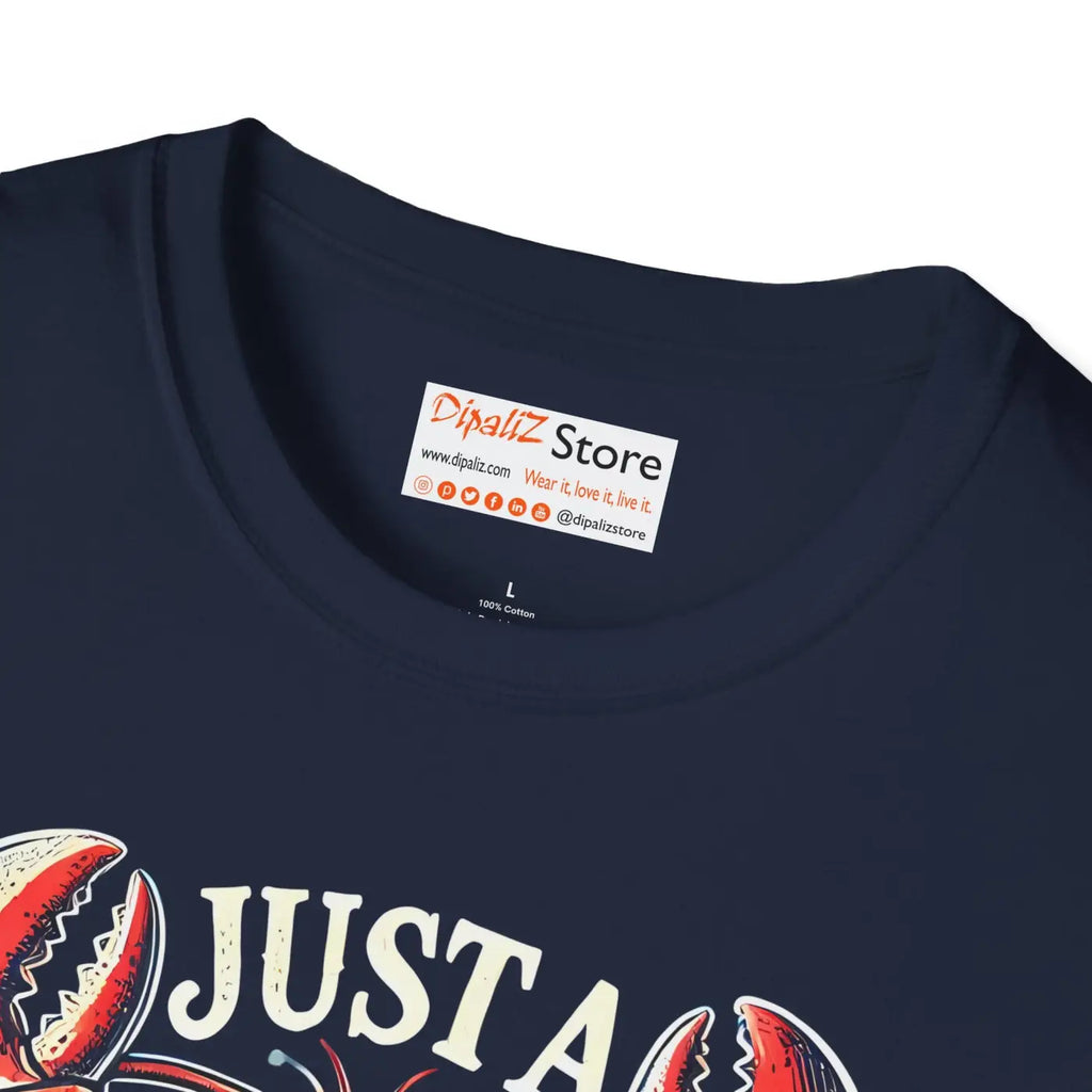 Lobster Love Unisex Softstyle Tee - Cozy Crustacean Style - DipaliZ