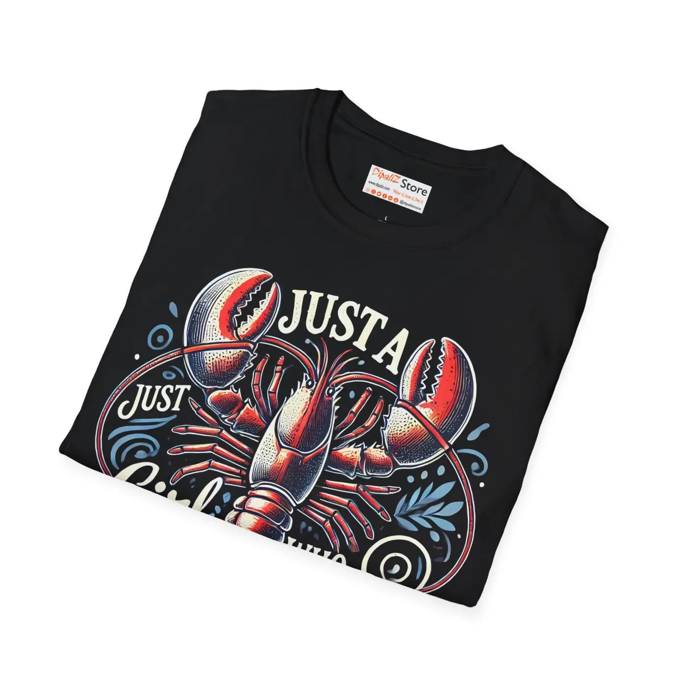 Lobster Love Unisex Softstyle Tee - Cozy Crustacean Style - DipaliZ