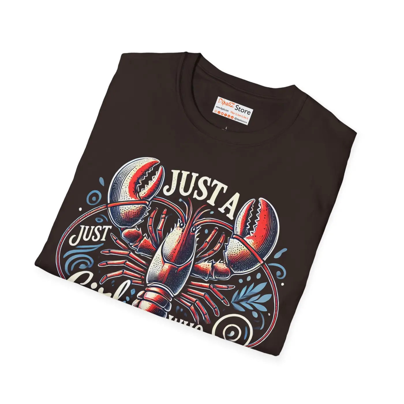 Lobster Love Unisex Softstyle Tee - Cozy Crustacean Style - DipaliZ