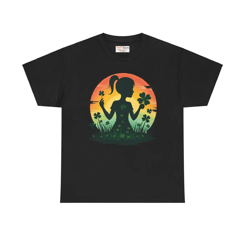 Heavy Cotton Shamrock Tee - Unmatched Comfort and Style - DipaliZ
