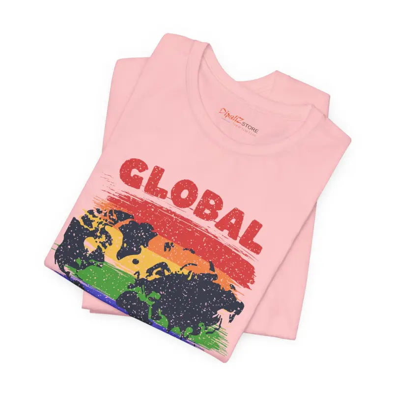 Global Citizen Unisex Tee - World Map Pride Design - DipaliZ
