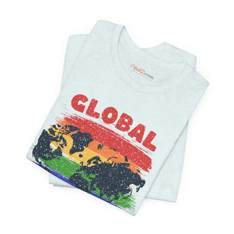 Global Citizen Unisex Tee - World Map Pride Design - DipaliZ