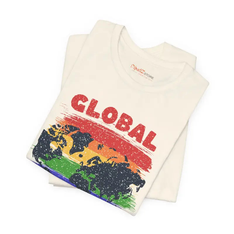 Global Citizen Unisex Tee - World Map Pride Design - DipaliZ