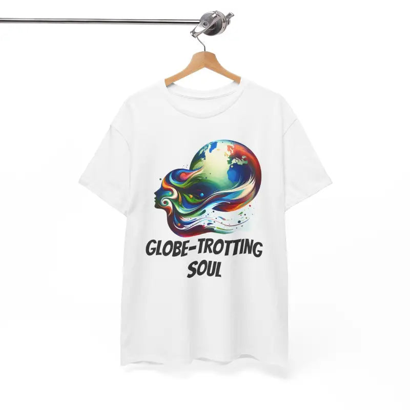 Globe Trotting Soul Adventure Tee - Heavy Cotton Unisex - DipaliZ