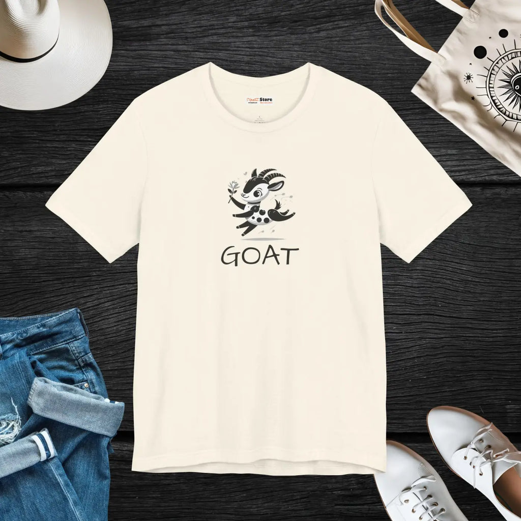 Unisex Jersey Short Sleeve Tee - Soft Cotton Goat - DipaliZ