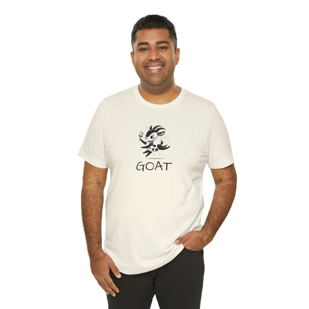 Unisex Jersey Short Sleeve Tee - Soft Cotton Goat - DipaliZ