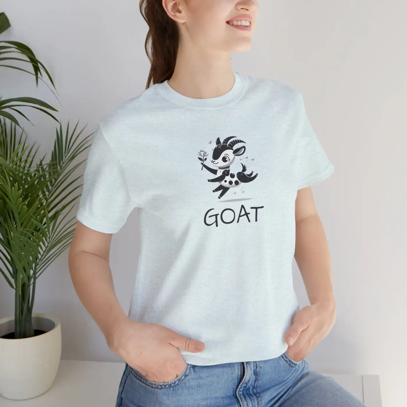 Unisex Jersey Short Sleeve Tee - Soft Cotton Goat - DipaliZ