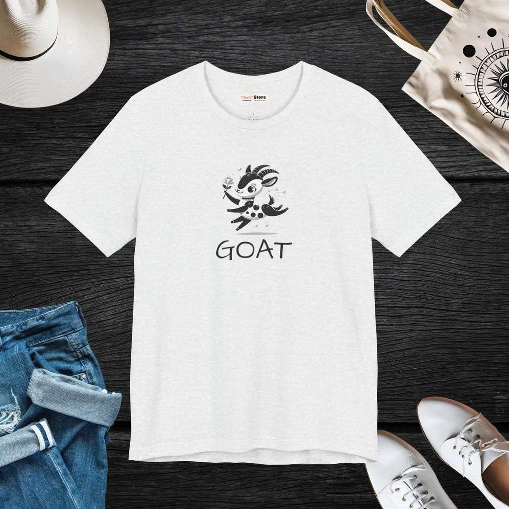 Unisex Jersey Short Sleeve Tee - Soft Cotton Goat - DipaliZ
