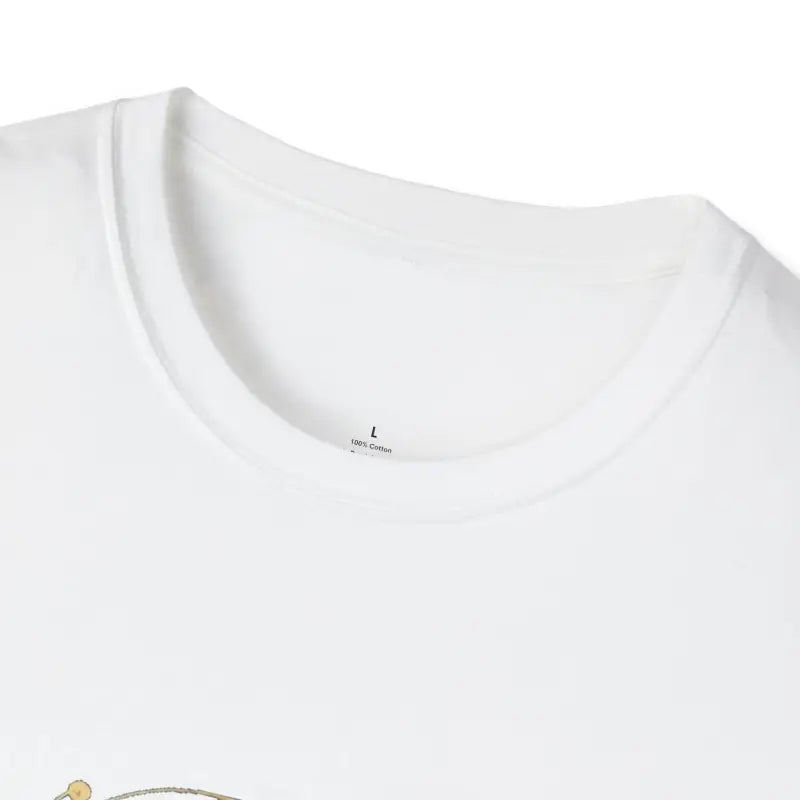 Golden Bird Tree Graphic Softstyle T Shirt - DipaliZ