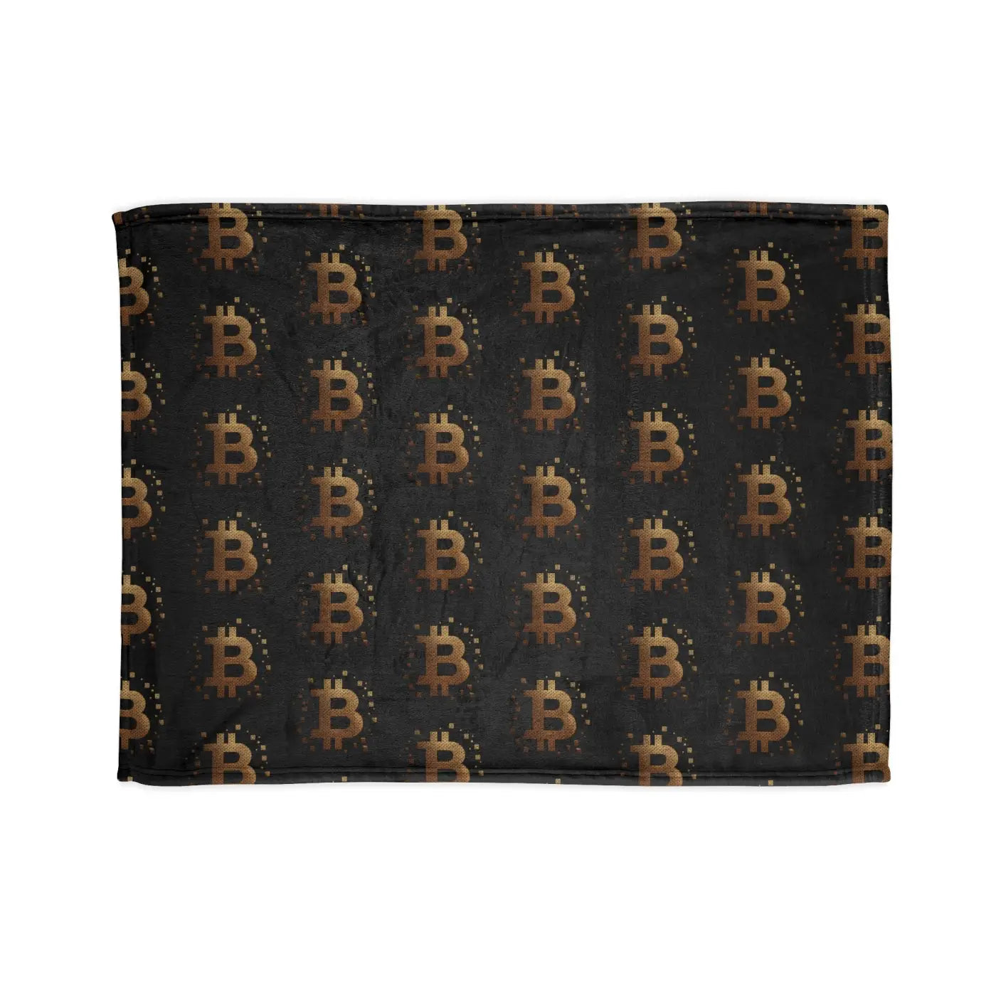 Golden Bitcoin Cryptocurrency Blanket - Cozy Comfort - DipaliZ