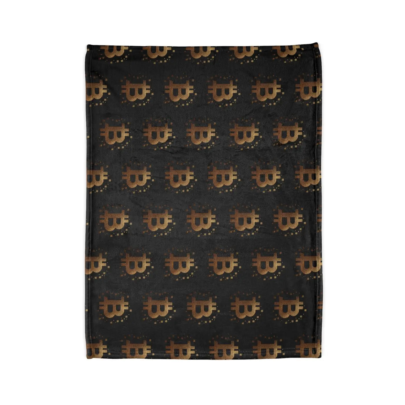 Golden Bitcoin Cryptocurrency Blanket - Cozy Comfort - DipaliZ