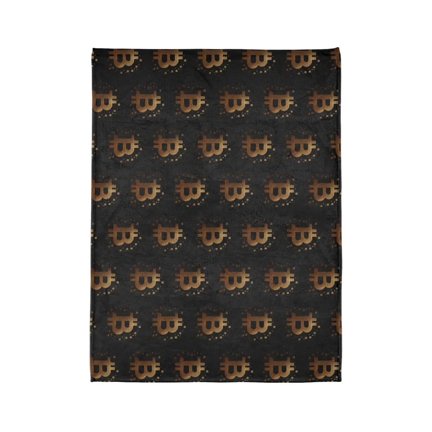 Golden Bitcoin Cryptocurrency Blanket - Cozy Comfort - DipaliZ