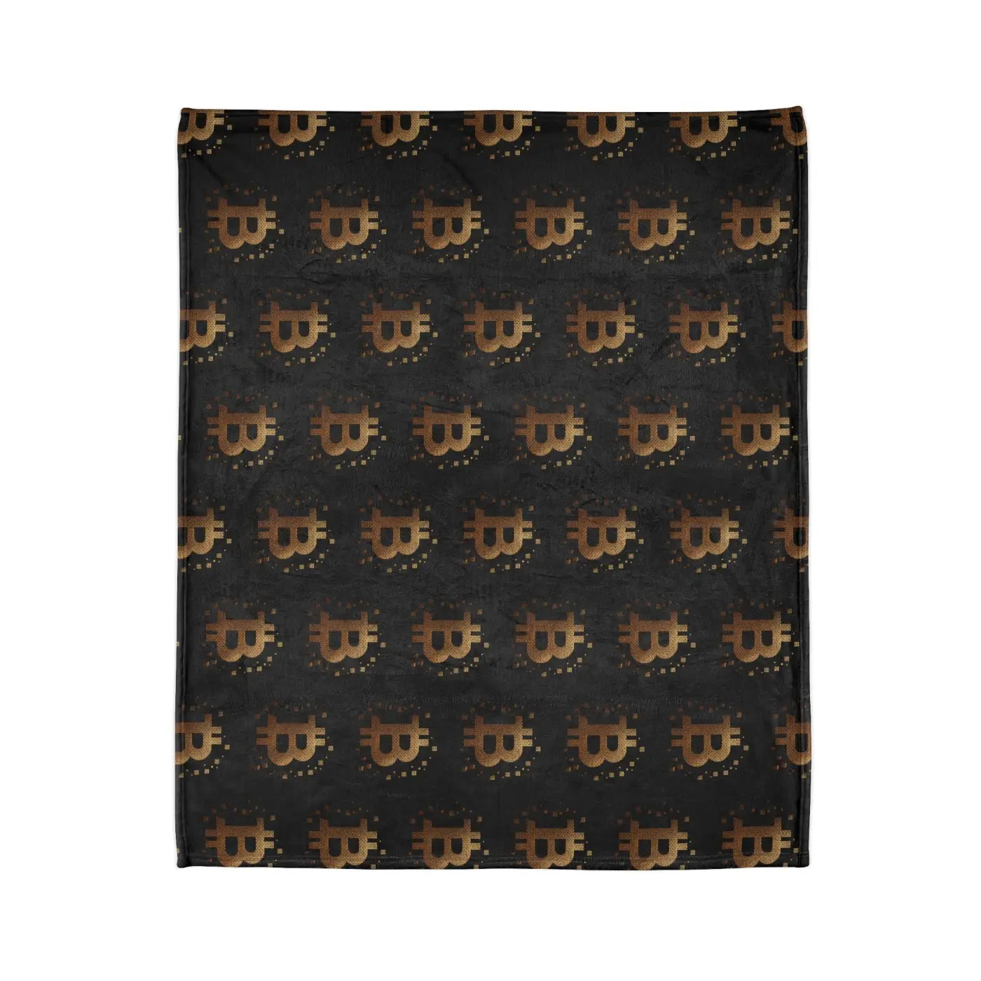 Golden Bitcoin Cryptocurrency Blanket - Cozy Comfort - DipaliZ