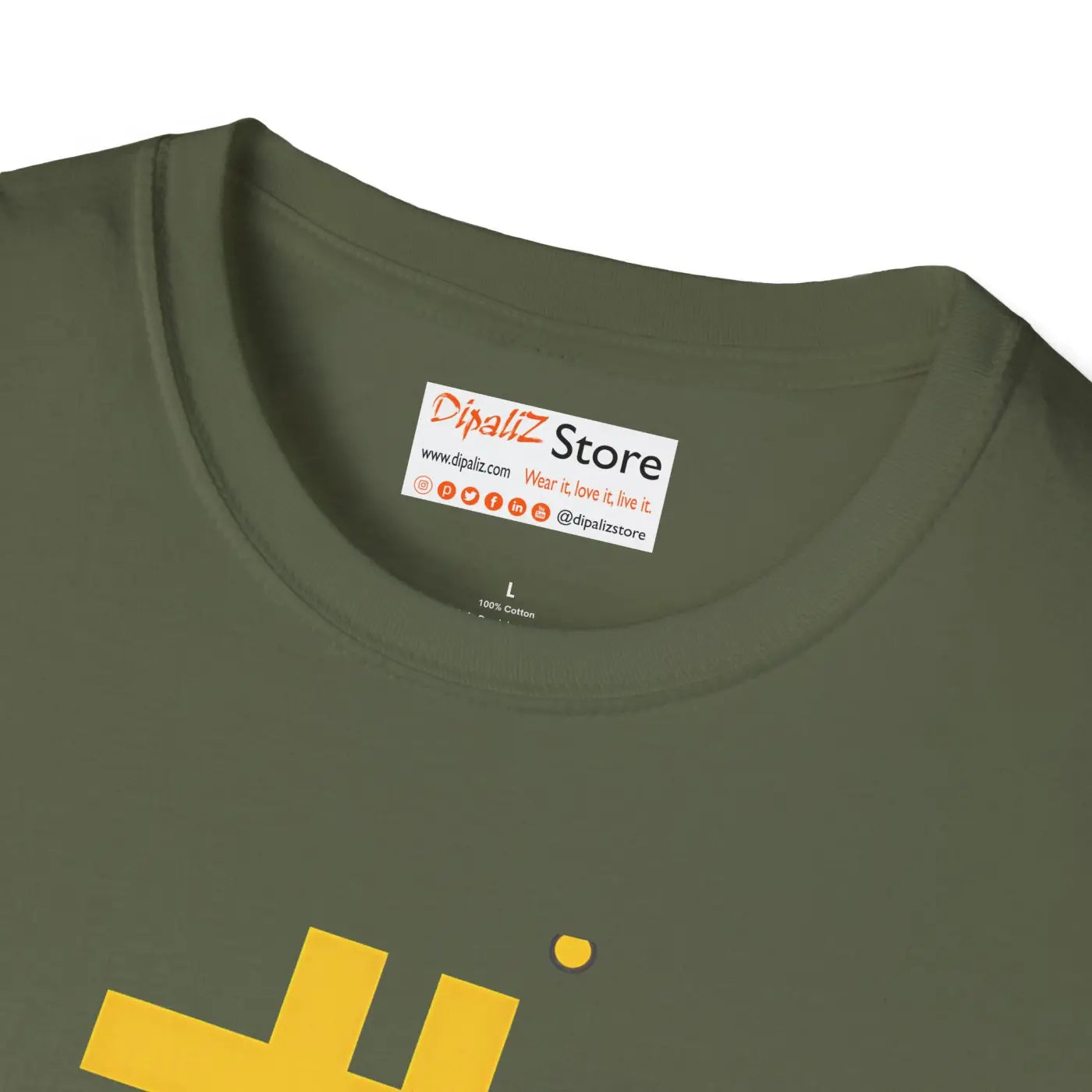 Golden Bitcoin Unisex Softstyle Tee - Chic Comfort Design - DipaliZ