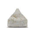 Stylish Golden Flowers Bean Bags Cover - Durable Polyester - DipaliZ