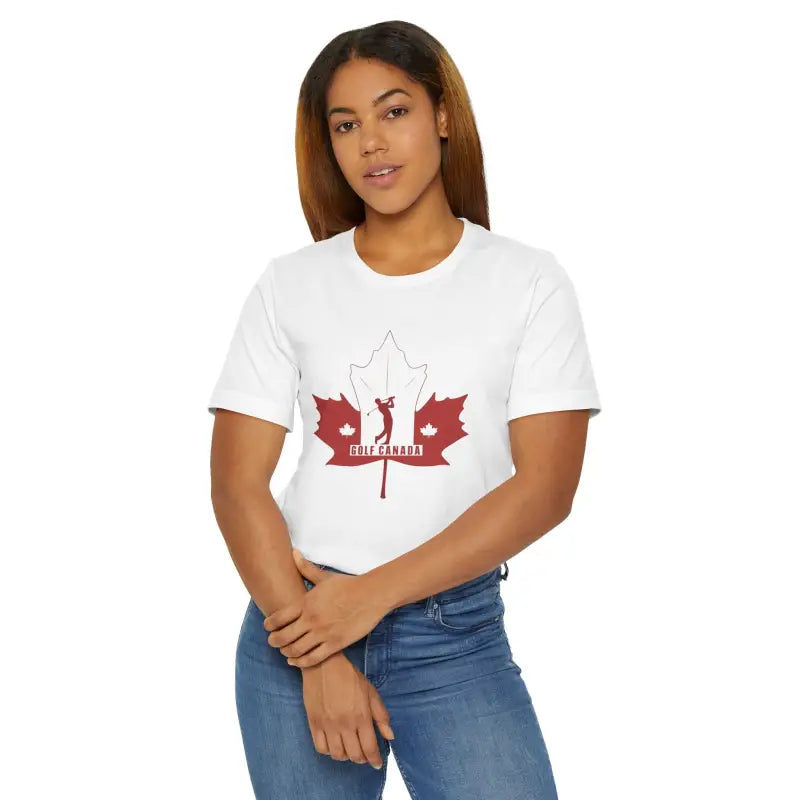 Golf Canada Unisex Jersey Tee - Soft Cotton Classic - DipaliZ