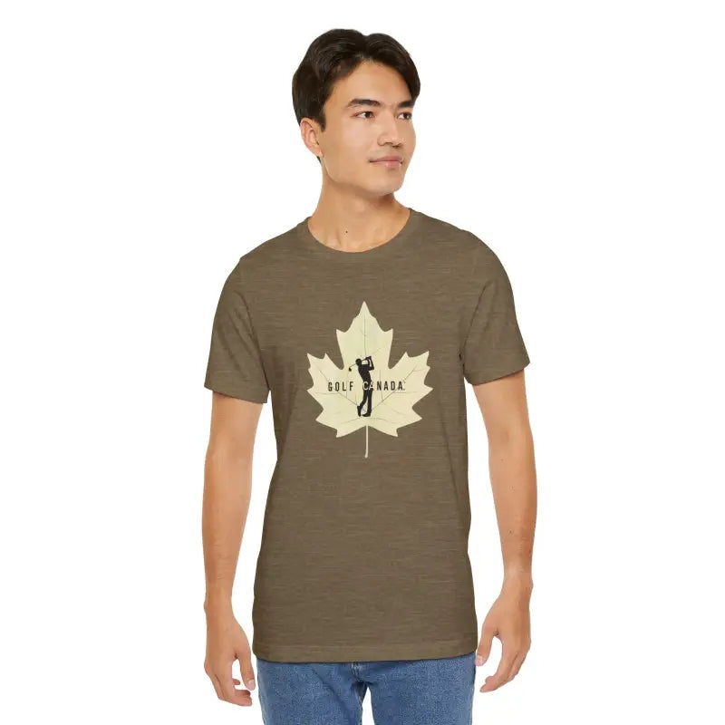 Golf Jersey Canada Maple Leaf Tee - Unisex Fit - DipaliZ