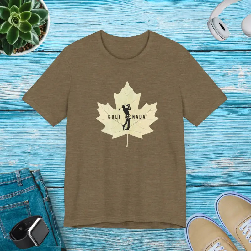 Golf Jersey Canada Maple Leaf Tee - Unisex Fit - DipaliZ