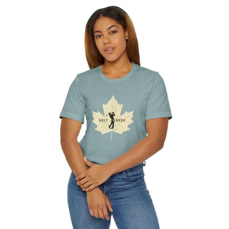 Golf Jersey Canada Maple Leaf Tee - Unisex Fit - DipaliZ